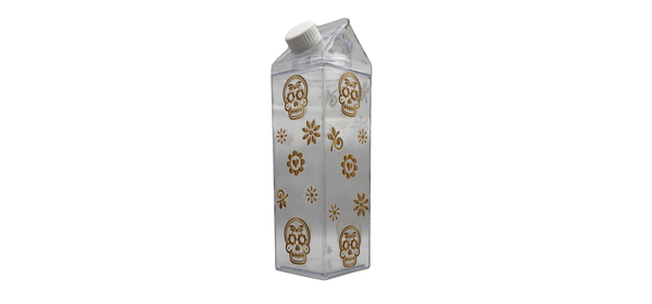 Gold Skulls (17oz Milk Carton)