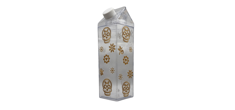 Gold Skulls (17oz Milk Carton)
