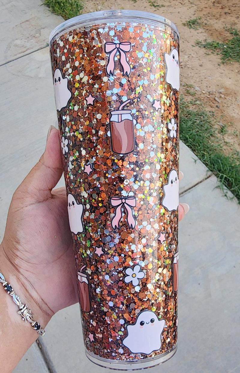 Hot Chocolate Ghosts (24oz)