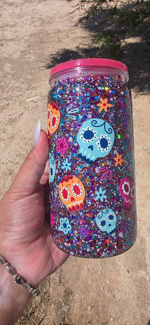 Colorful Skulls (16oz)